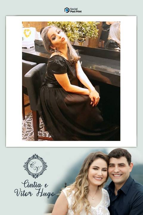 Insta Print Içara Casamento Cintia e Vitor Hugo'
