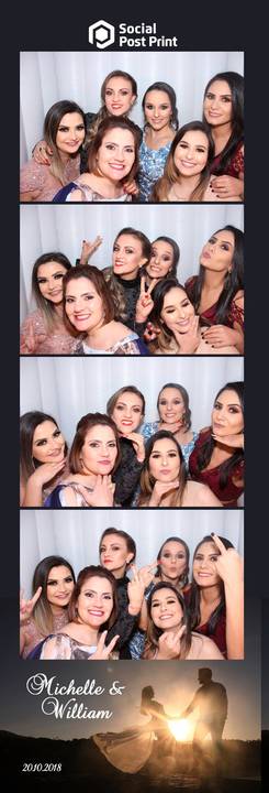 Cabine de Fotos Lages Casamento Michelle e William'