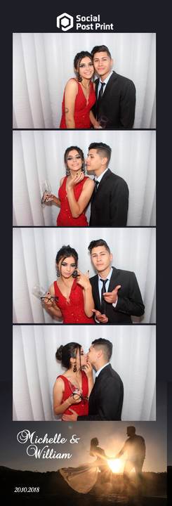 Cabine de Fotos Lages Casamento Michelle e William'