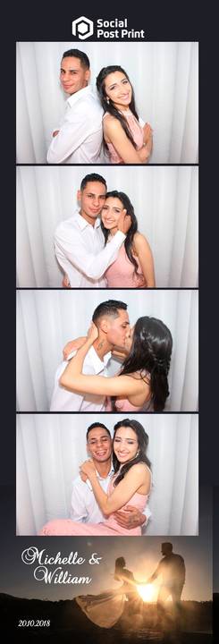 Cabine de Fotos Lages Casamento Michelle e William'