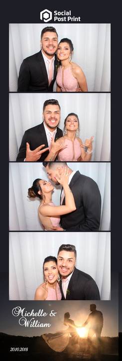 Cabine de Fotos Lages Casamento Michelle e William'