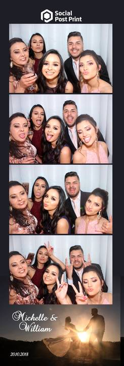 Cabine de Fotos Lages Casamento Michelle e William'
