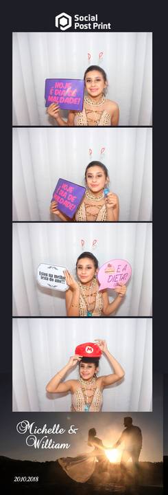 Cabine de Fotos Lages Casamento Michelle e William'