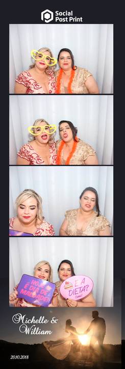 Cabine de Fotos Lages Casamento Michelle e William'