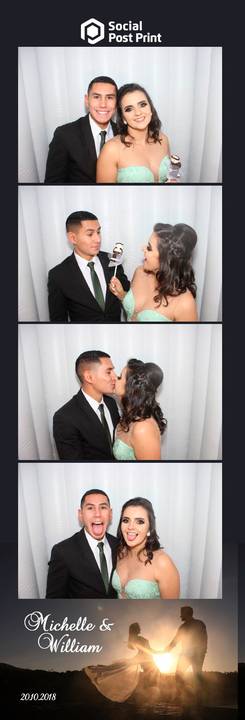 Cabine de Fotos Lages Casamento Michelle e William'
