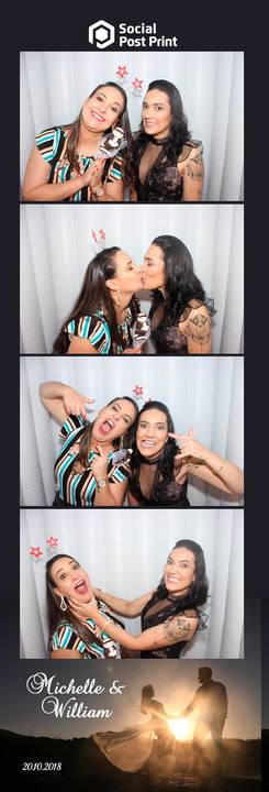 Cabine de Fotos Lages Casamento Michelle e William'