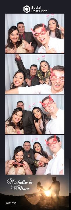 Cabine de Fotos Lages Casamento Michelle e William'