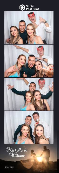 Cabine de Fotos Lages Casamento Michelle e William'