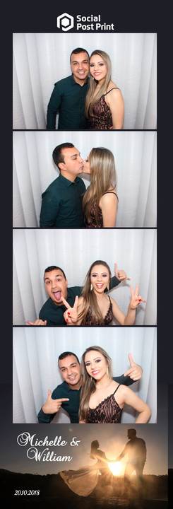 Cabine de Fotos Lages Casamento Michelle e William'