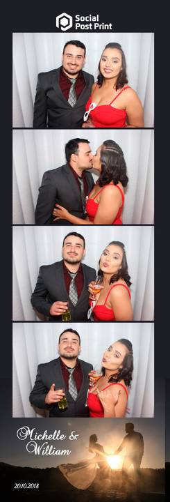 Cabine de Fotos Lages Casamento Michelle e William'