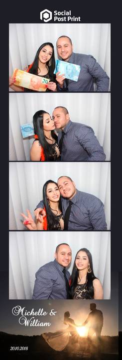 Cabine de Fotos Lages Casamento Michelle e William'