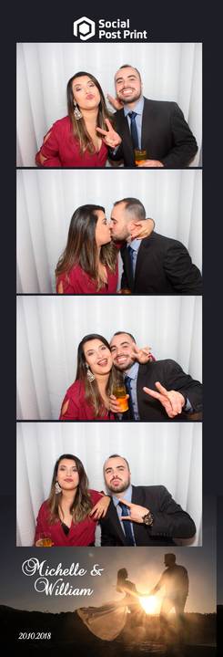 Cabine de Fotos Lages Casamento Michelle e William'