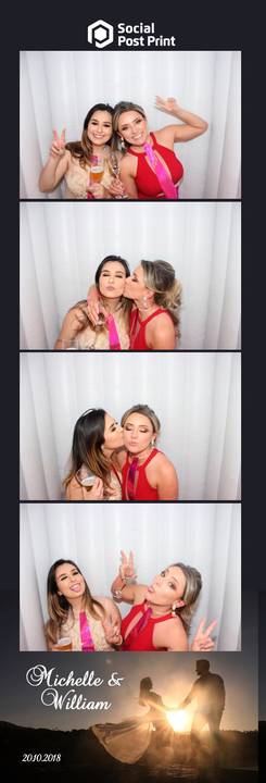 Cabine de Fotos Lages Casamento Michelle e William'