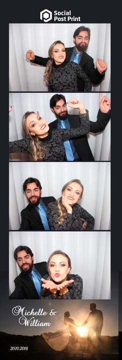 Cabine de Fotos Lages Casamento Michelle e William'