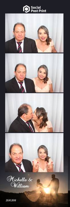 Cabine de Fotos Lages Casamento Michelle e William'