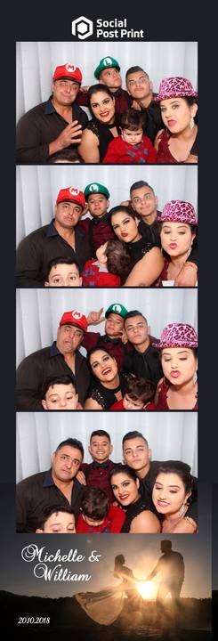 Cabine de Fotos Lages Casamento Michelle e William'