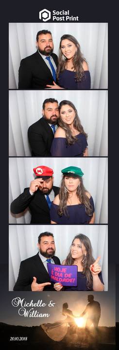 Cabine de Fotos Lages Casamento Michelle e William'