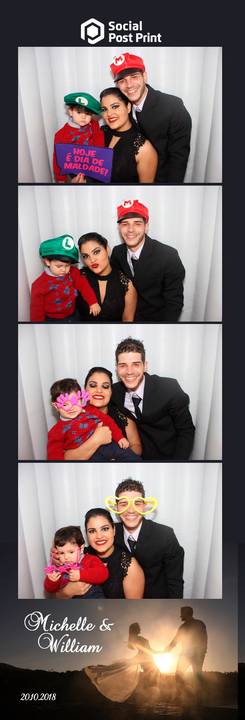 Cabine de Fotos Lages Casamento Michelle e William'