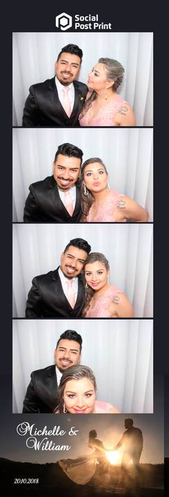 Cabine de Fotos Lages Casamento Michelle e William'