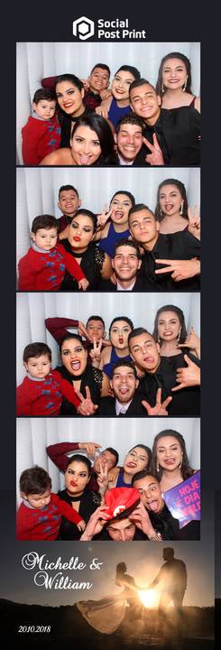 Cabine de Fotos Lages Casamento Michelle e William'