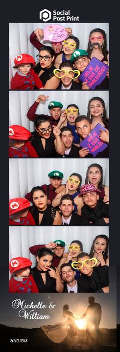 Cabine de Fotos Lages Casamento Michelle e William'