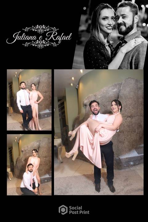 Espelho Mágico Florianópolis Casamento Juliana e Rafael'