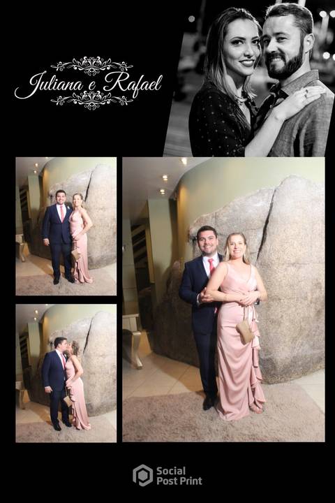 Espelho Mágico Florianópolis Casamento Juliana e Rafael'