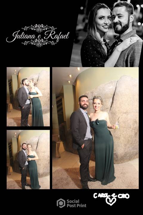 Espelho Mágico Florianópolis Casamento Juliana e Rafael'