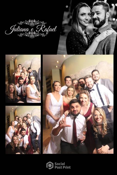 Espelho Mágico Florianópolis Casamento Juliana e Rafael'