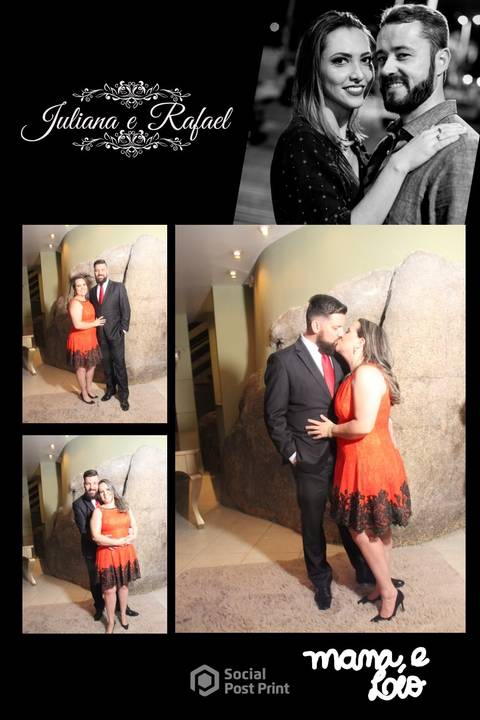 Espelho Mágico Florianópolis Casamento Juliana e Rafael'