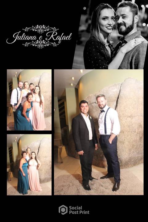 Espelho Mágico Florianópolis Casamento Juliana e Rafael'