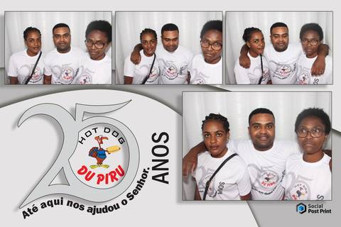 Cabine de Fotos Florianópolis 25 Anos Hot Dog Du Piru'