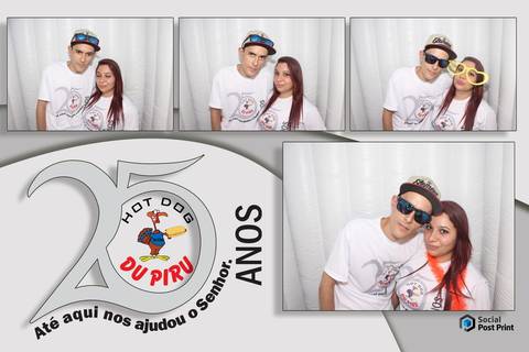 Cabine de Fotos Florianópolis 25 Anos Hot Dog Du Piru'