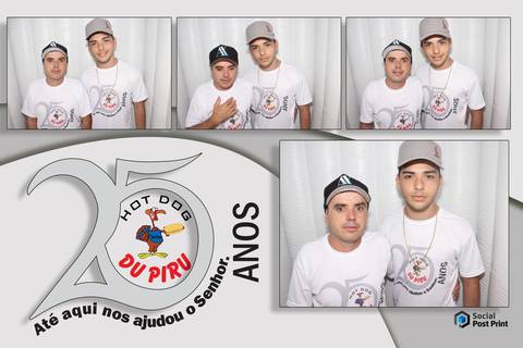 Cabine de Fotos Florianópolis 25 Anos Hot Dog Du Piru'