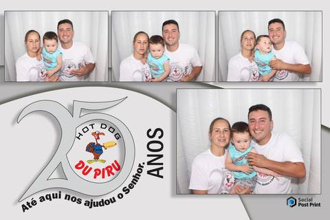 Cabine de Fotos Florianópolis 25 Anos Hot Dog Du Piru'