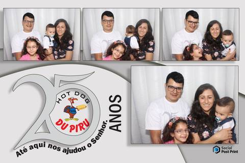 Cabine de Fotos Florianópolis 25 Anos Hot Dog Du Piru'