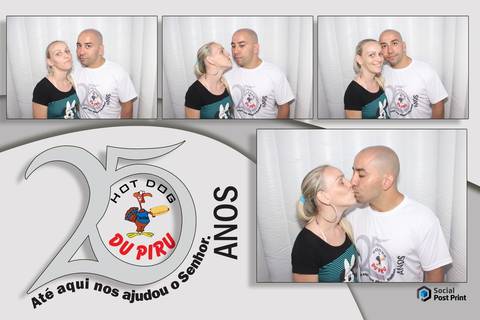 Cabine de Fotos Florianópolis 25 Anos Hot Dog Du Piru'