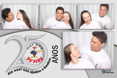 Cabine de Fotos Florianópolis 25 Anos Hot Dog Du Piru'