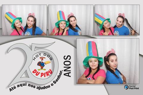 Cabine de Fotos Florianópolis 25 Anos Hot Dog Du Piru'