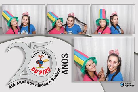 Cabine de Fotos Florianópolis 25 Anos Hot Dog Du Piru'