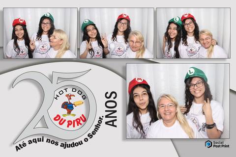 Cabine de Fotos Florianópolis 25 Anos Hot Dog Du Piru'