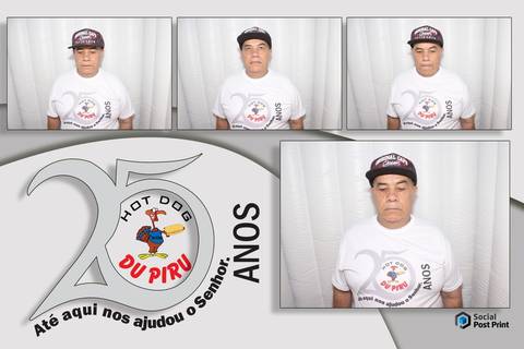 Cabine de Fotos Florianópolis 25 Anos Hot Dog Du Piru'