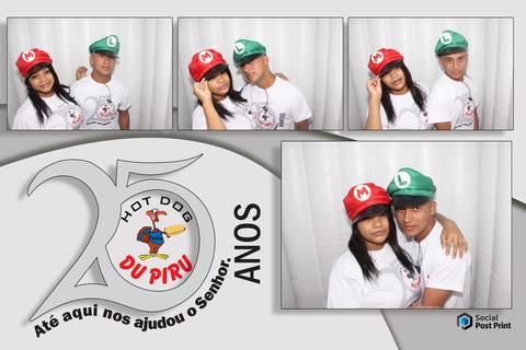 Cabine de Fotos Florianópolis 25 Anos Hot Dog Du Piru'