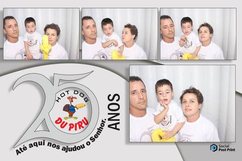 Cabine de Fotos Florianópolis 25 Anos Hot Dog Du Piru'