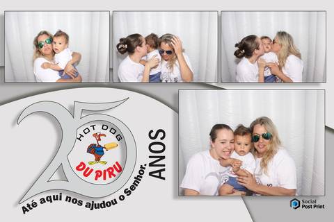 Cabine de Fotos Florianópolis 25 Anos Hot Dog Du Piru'