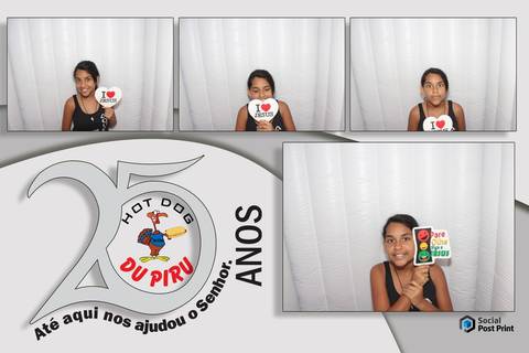 Cabine de Fotos Florianópolis 25 Anos Hot Dog Du Piru'