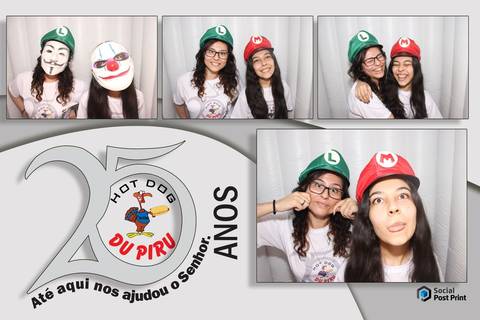 Cabine de Fotos Florianópolis 25 Anos Hot Dog Du Piru'