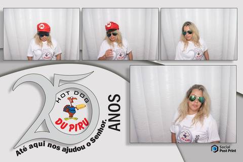 Cabine de Fotos Florianópolis 25 Anos Hot Dog Du Piru'