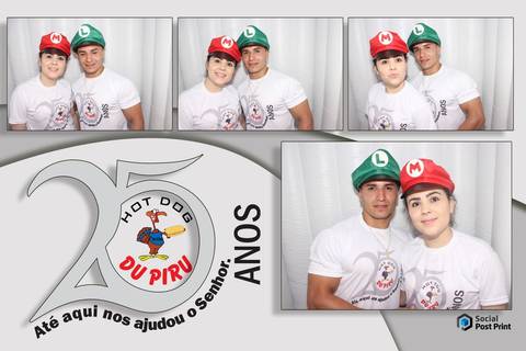 Cabine de Fotos Florianópolis 25 Anos Hot Dog Du Piru'