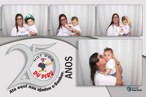 Cabine de Fotos Florianópolis 25 Anos Hot Dog Du Piru'